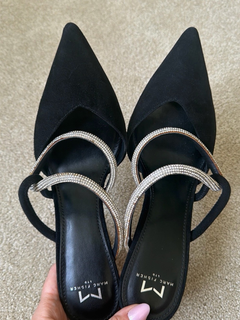 Marc Fisher Rhinestone Heels - Picture 6 of 9